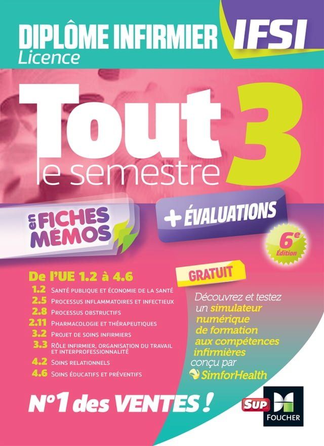  Tout le semestre 3 en fiches m&eacute;mos - DEI IFSI - 6e &eacute;dition - R&eacute;vision et entra&icirc;nement(Kobo/電子書)