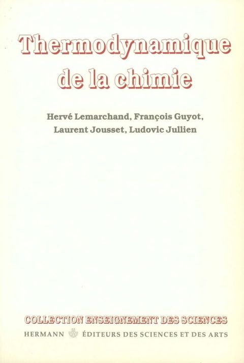 Thermodynamique de la chimie(Kobo/電子書)