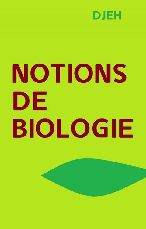 Notions De Biologie