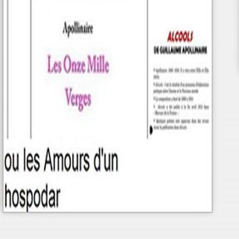 1 Guillaume Apolinaire: Les Onze mille verges ou les amours d'un hospodar et 2 alcools(Kobo/電子書)