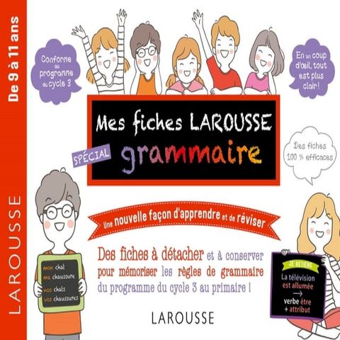 Mes fiches Larousse sp&eacute;cial grammaire - De 7 &agrave; 11 ans(Kobo/電子書)