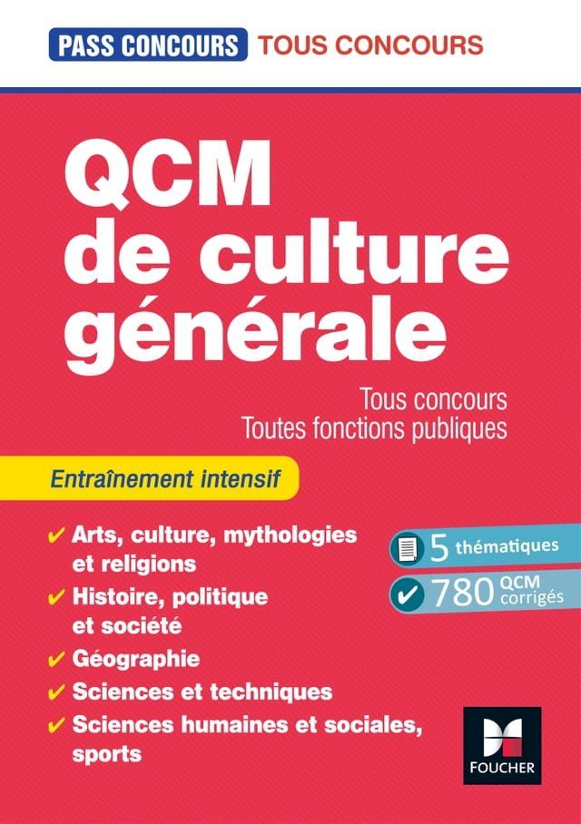  Pass'Concours - QCM de culture générale - Tous concours - 7e édition - Entraînement(Kobo/電子書)