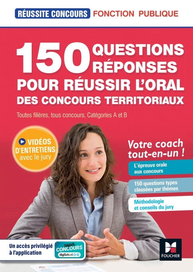  Réussite Concours - 150 questions/réponses pour l'oral - concours territoriaux- Préparation complète(Kobo/電子書)