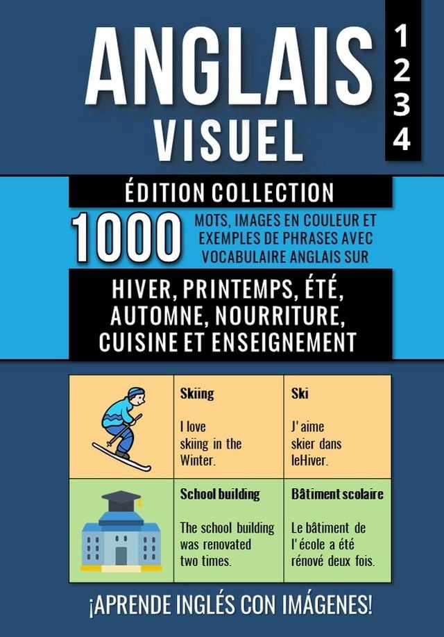  Anglais Visuel - Edition Collection - 1.000 mots, 1.000 images colorées et 1.000 phrases bilingues avec vocabulaire en Anglais(Kobo/電子書)