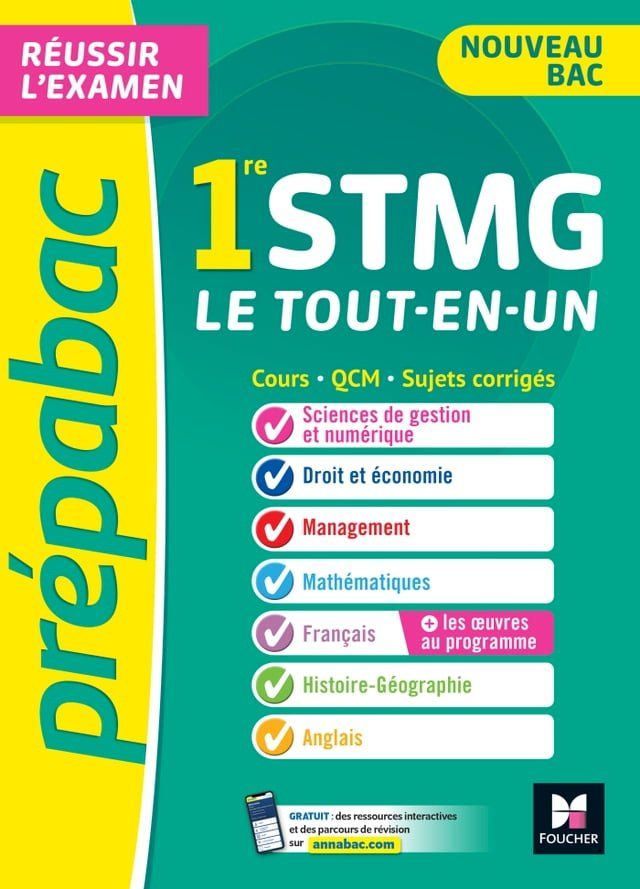  Prépabac 1re STMG - Toutes les matières - Cours et entraînement au contrôle continu 2025(Kobo/電子書)