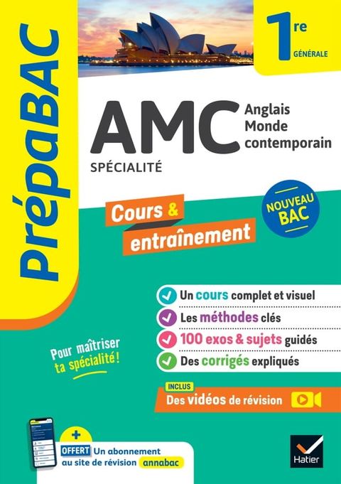 Pr&eacute;pabac - AMC (Anglais monde contemporain) 1re g&eacute;n&eacute;rale (sp&eacute;cialit&eacute;)(Kobo/電子書)