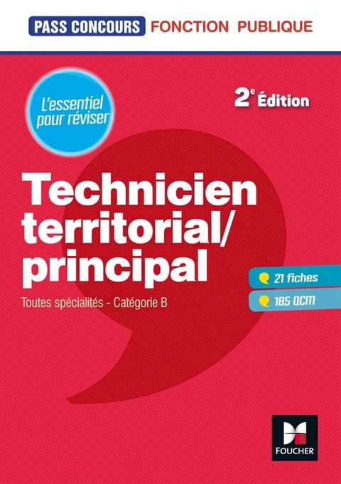 Pass'Concours - Technicien territorial / principal - 2e &eacute;dition - R&eacute;vision et entrainenement(Kobo/電子書)