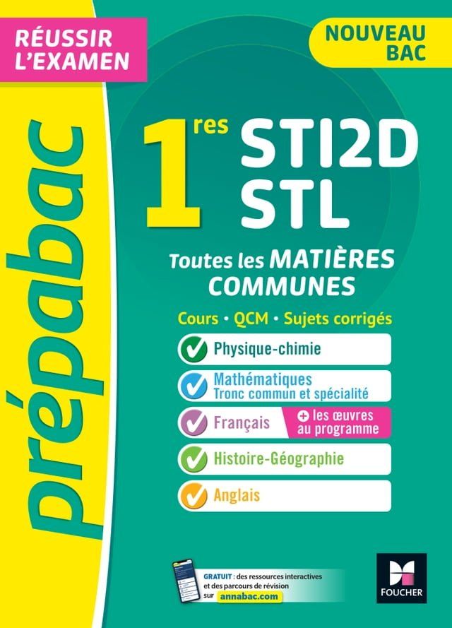  Prépabac 1re STI2D/STL - Toutes les matières communes - Cours et entraînement contrôle continu 2025(Kobo/電子書)