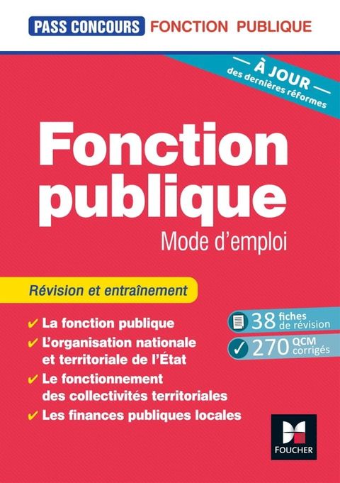 Pass'Concours - Fonction publique Mode d'emploi - 8e édition - Révision et entraînement(Kobo/電子書)