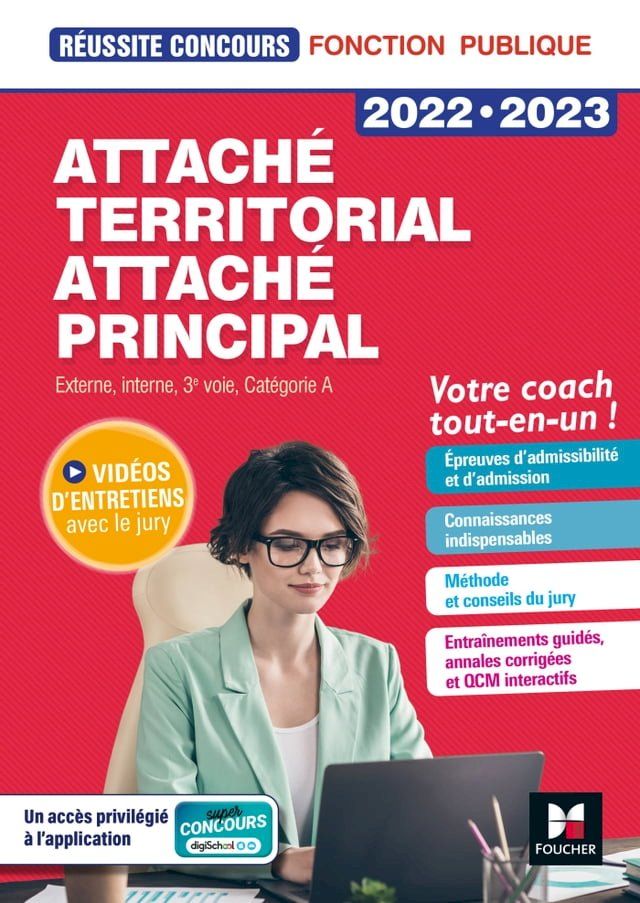  R&eacute;ussite Concours - Attach&eacute; territorial, Attach&eacute; principal Cat. A - 2022-2023 - Pr&eacute;paration compl&egrave;te(Kobo/電子書)