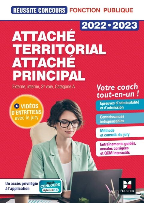 Réussite Concours - Attaché territorial, Attaché principal Cat. A - 2022-2023 - Préparation complète(Kobo/電子書)