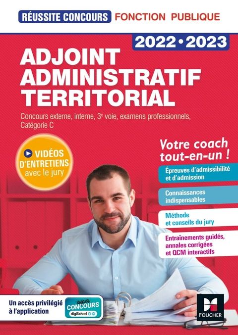 Réussite Concours - Adjoint administratif territorial - 2022-2023 - Préparation complète(Kobo/電子書)