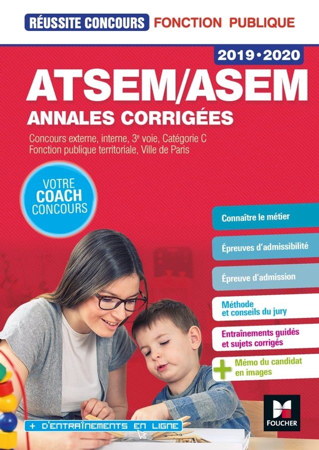  R&eacute;ussite Concours ATSEM/ASEM Sujets in&eacute;dits & annales corrig&eacute;es - 2019-2020 - Entra&icirc;nement(Kobo/電子書)