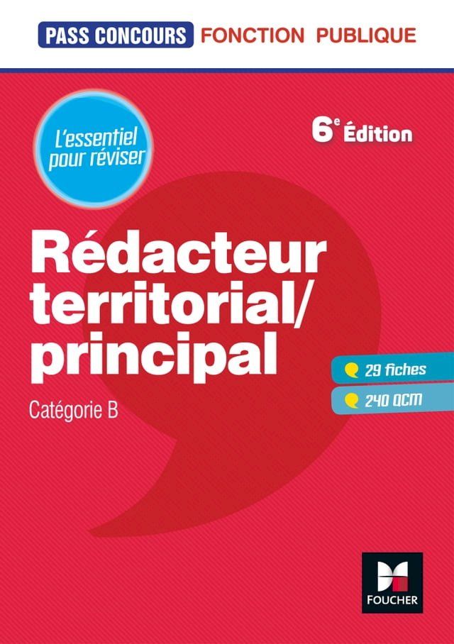  Pass'Concours - Rédacteur territorial/principal - Cat B - Révision et entraînement(Kobo/電子書)