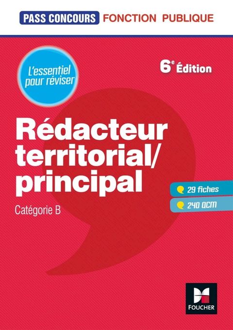 Pass'Concours - R&eacute;dacteur territorial/principal - Cat B - R&eacute;vision et entra&icirc;nement(Kobo/電子書)