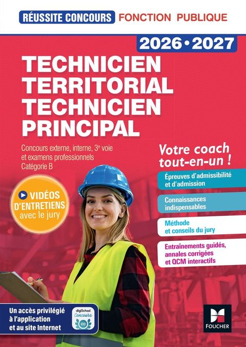 Réussite Concours - Technicien territorial/principal - Préparation compl...