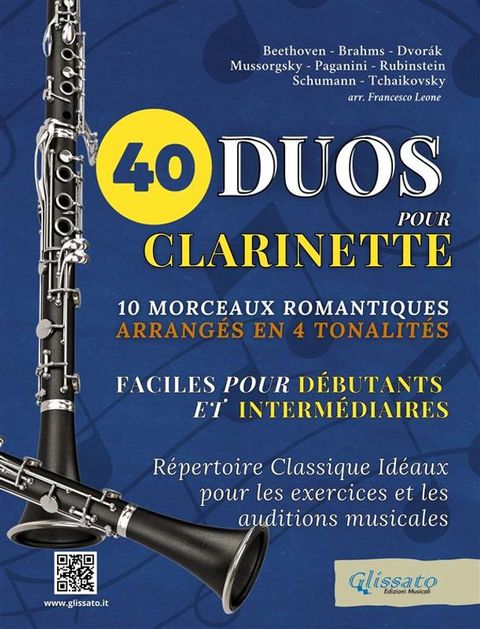 40 Duos pour Clarinette, Faciles pour d&eacute;butants et interm&eacute;diaires(Kobo/電子書)