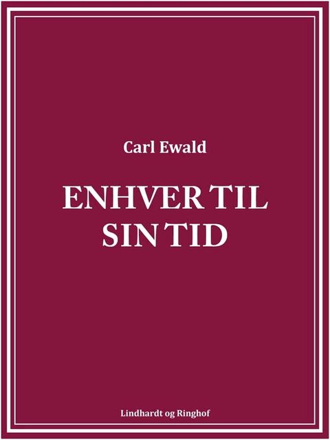 Enhver til sin tid(Kobo/電子書)