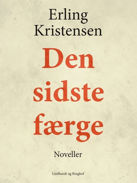 Den sidste færge(Kobo/電子書)