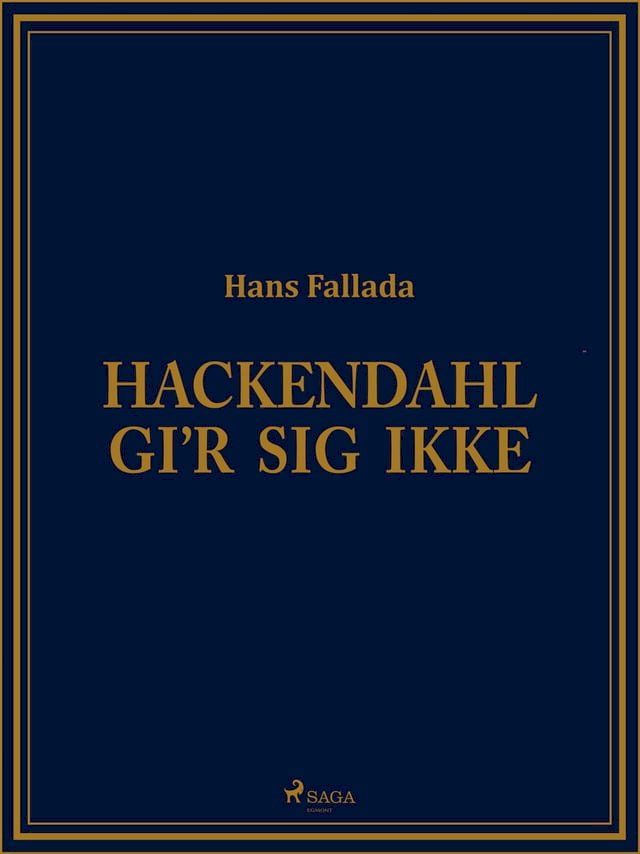  Hackendahl gi‘r sig ikke(Kobo/電子書)