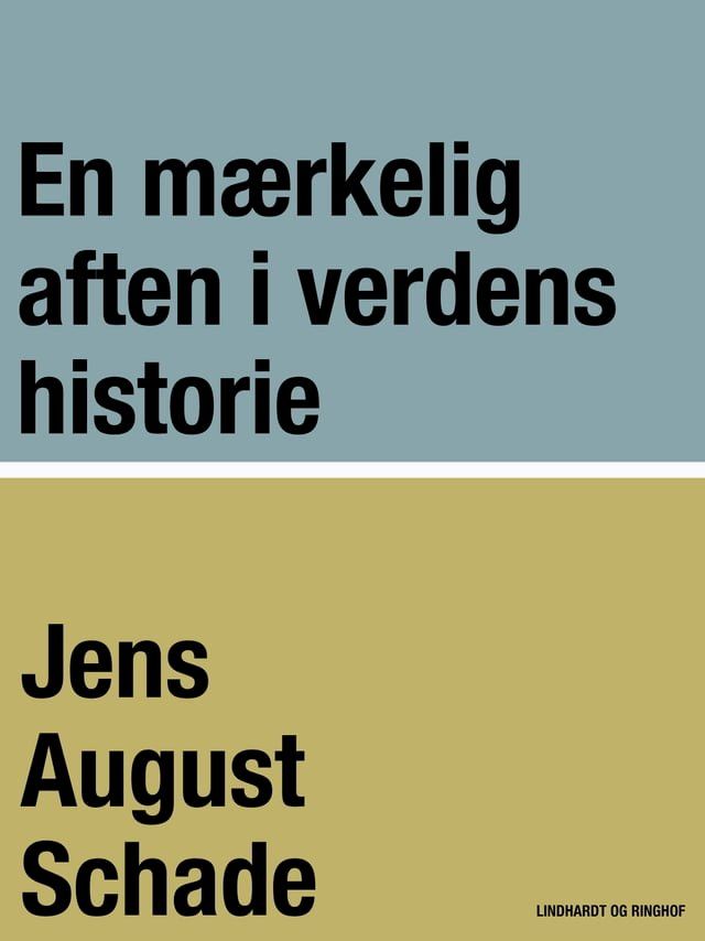  En mærkelig aften i verdens historie(Kobo/電子書)