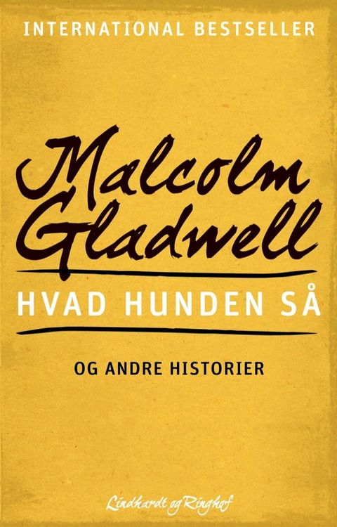 Hvad hunden s&aring; - og andre historier(Kobo/電子書)