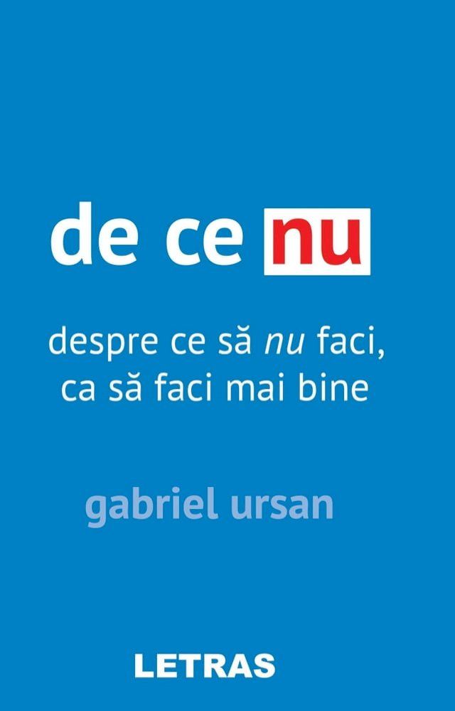  De Ce Nu(Kobo/電子書)