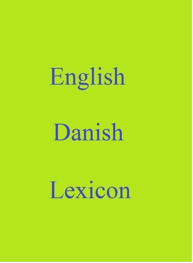  English Danish Lexicon(Kobo/電子書)