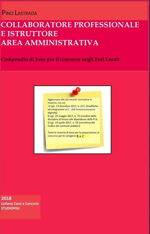 COLLABORATORE PROFESSIONALE e ISTRUTTORE Area Amministrativa(Kobo/電子書)