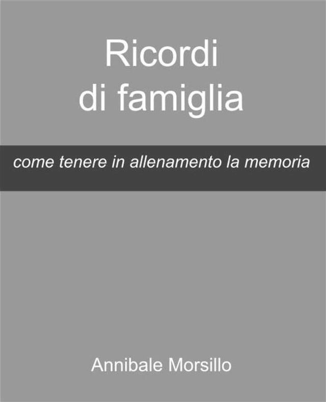  Ricordi di famiglia(Kobo/電子書)