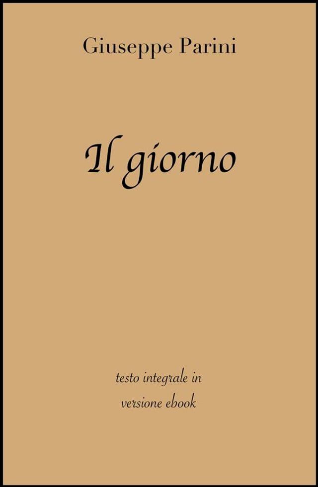  Il giorno di Giuseppe Parini in ebook(Kobo/電子書)