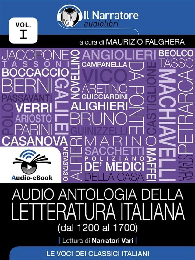  Audio antologia della Letteratura Italiana (dal 1200 al 1700) (Audio-eBook)(Kobo/電子書)