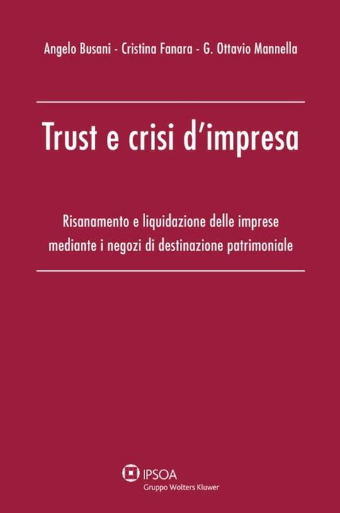 Trust e crisi d'impresa(Kobo/電子書)