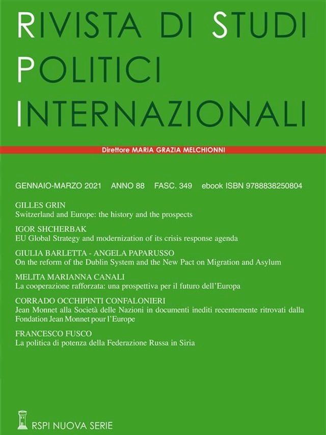  Rivista di Studi Politici Internazionali(Kobo/電子書)