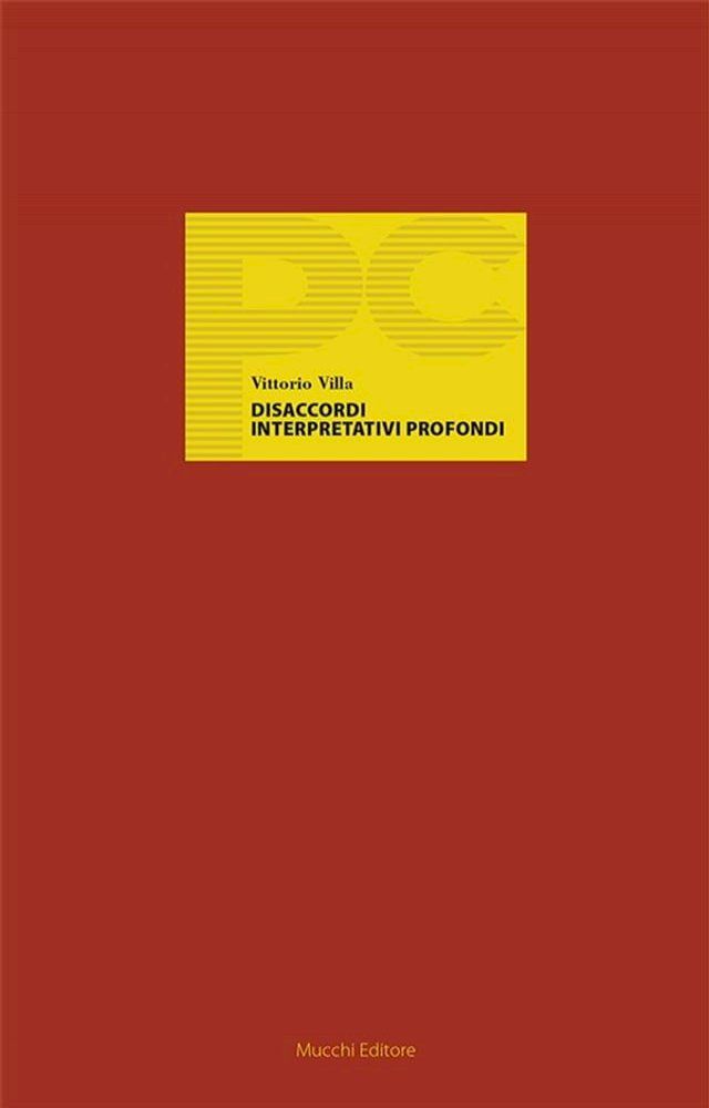  Disaccordi interpretativi profondi(Kobo/電子書)