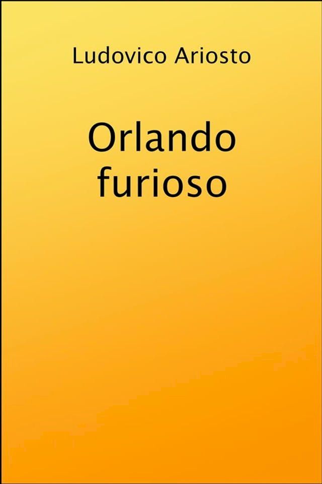  Orlando furioso(Kobo/電子書)