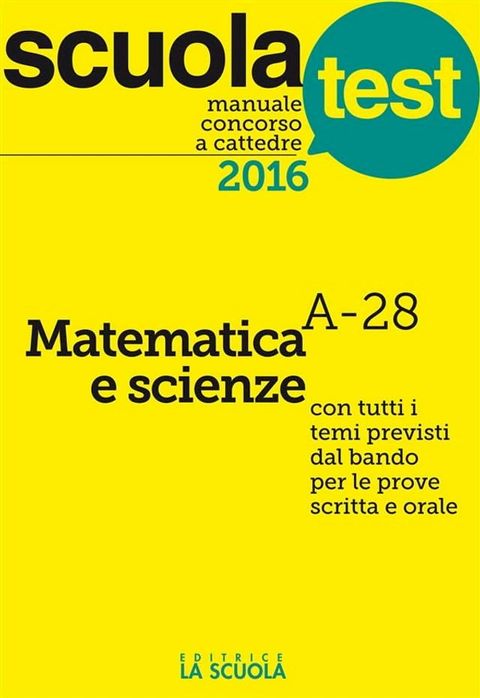 Manuale concorso a cattedre Matematica e Scienze SS1(Kobo/電子書)