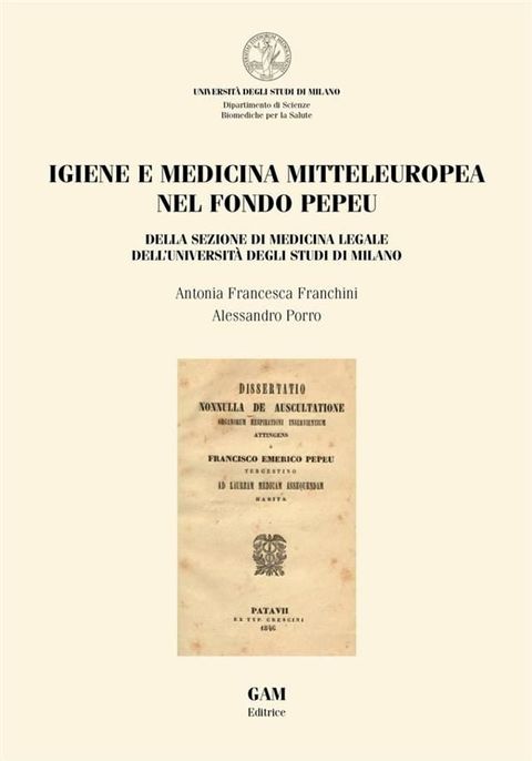 Igiene e medicina mitteleuropea nel fondo Pepeu(Kobo/電子書)