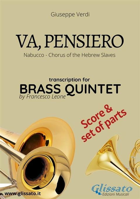 Va, pensiero - Brass Quintet score & parts(Kobo/電子書)