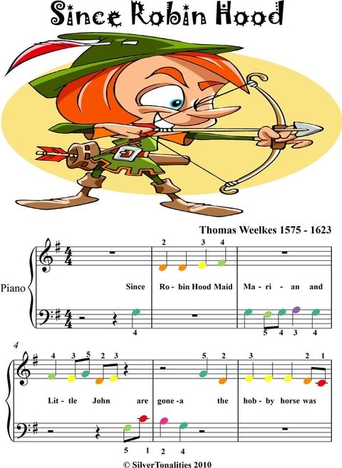 Robin Hood Beginner Piano with Colored Notes(Kobo/電子書)