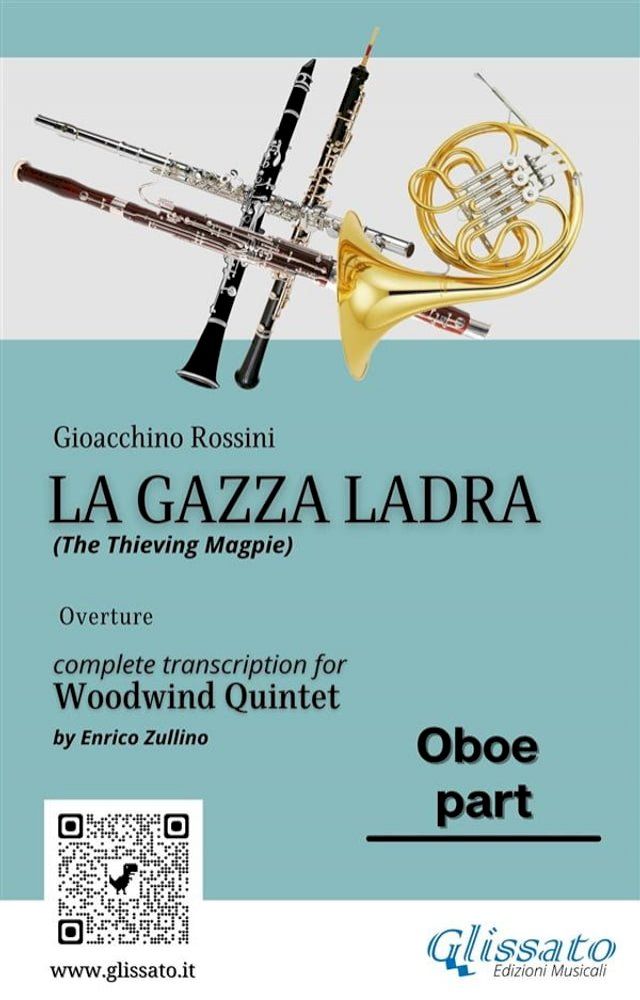  Oboe part of "La Gazza Ladra" overture for Woodwind Quintet(Kobo/電子書)