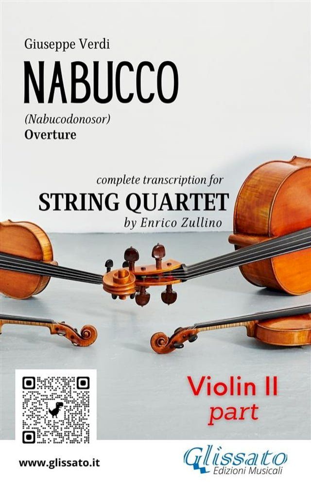  Violin II part of "Nabucco" overture for String Quartet(Kobo/電子書)