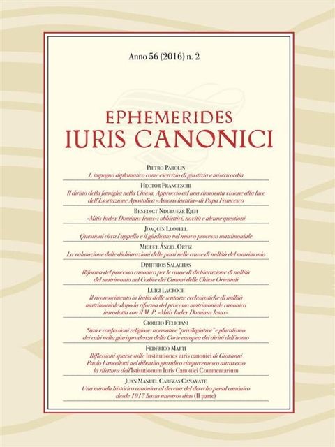 Ephemerides Iuris Canonici(Kobo/電子書)