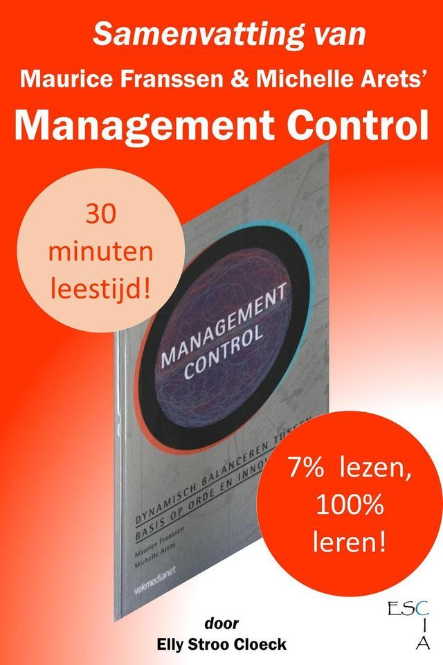  Samenvatting van Maurice Franssen en Michelle Arets' Management Control(Kobo/電子書)