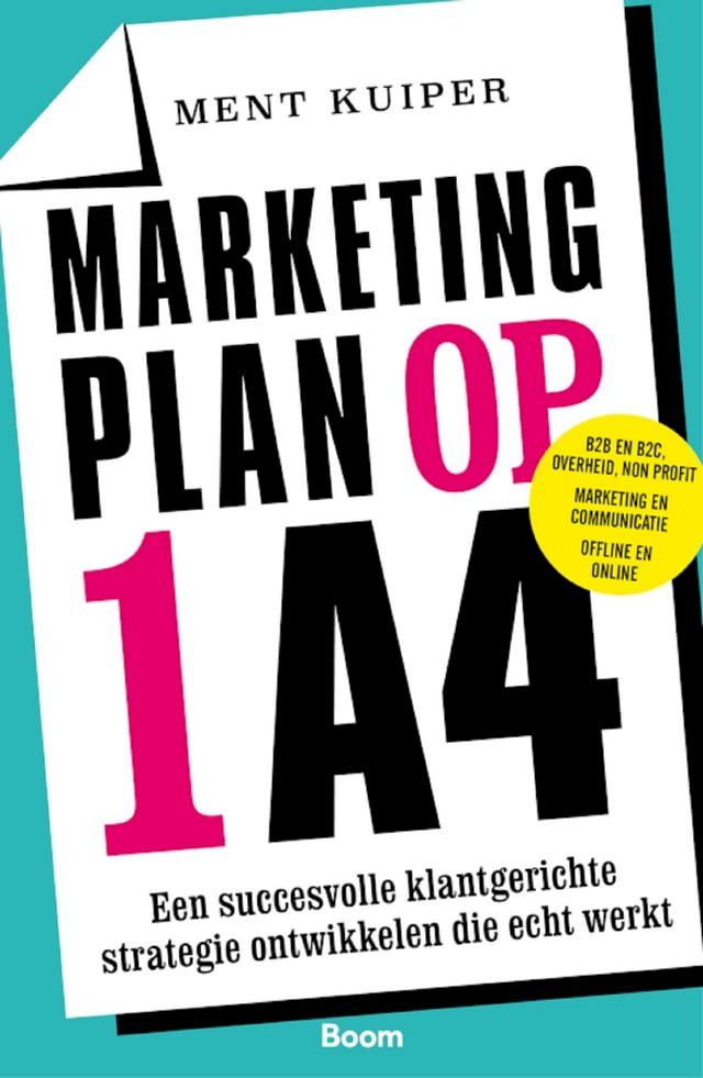  Marketingplan op 1 A4(Kobo/電子書)