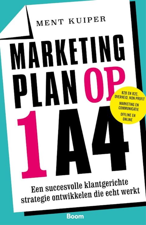 Marketingplan op 1 A4(Kobo/電子書)