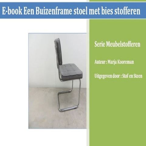 E-book Een buizenframestoel met bies stofferen(Kobo/電子書)