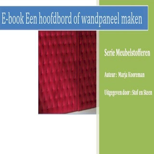  Een Hoofdbord of Wandpaneel maken(Kobo/電子書)