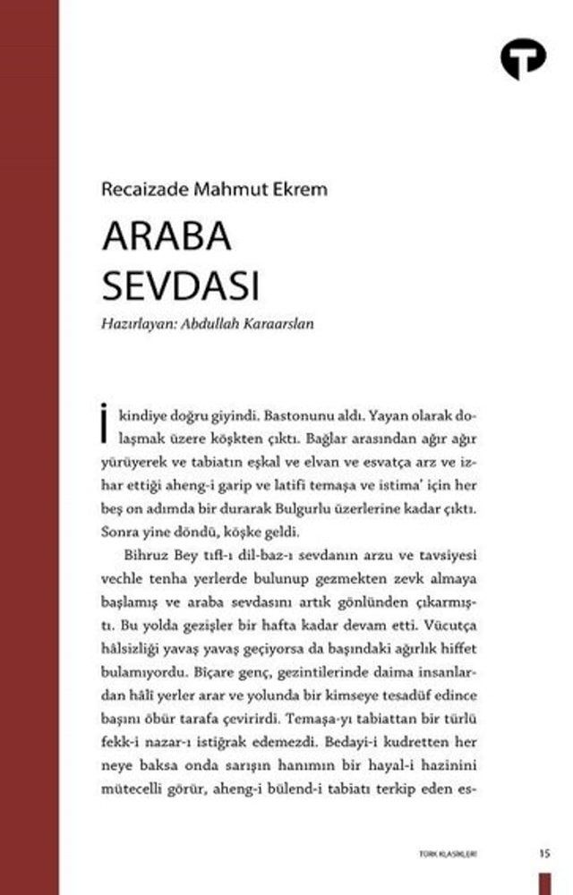  Araba Sevdası(Kobo/電子書)