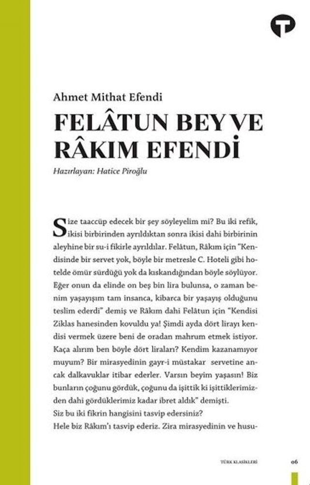  Felatun Bey ve Rakım Efendi(Kobo/電子書)